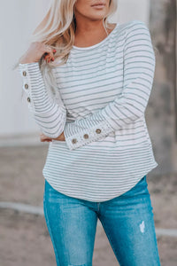 Striped Lace Long Sleeve